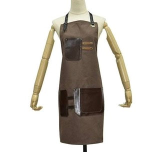 Barber Apron Leather Pocket