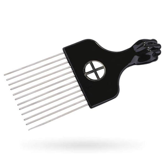 Hair Comb Metal Afro K-242