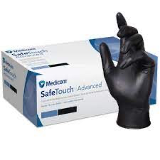 Medicom Nitrile Black Gloves