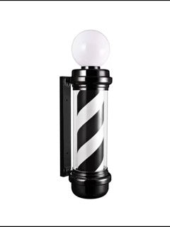 Barber Pole Black/White